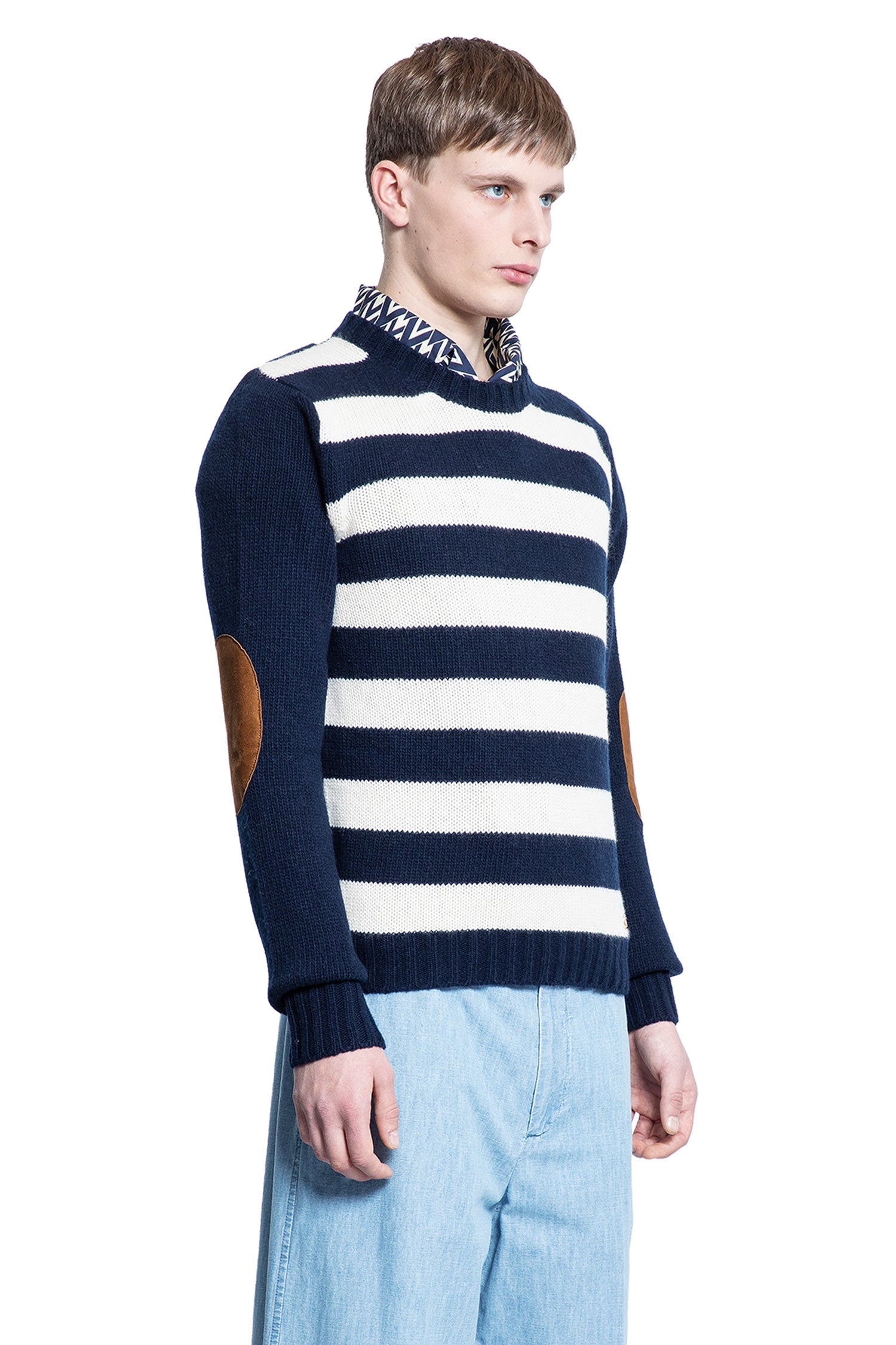 Striped-Wool-Cashmere-Jumper - 2