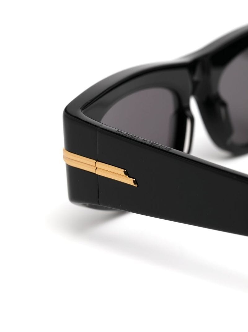 oval frame sunglasses - 3