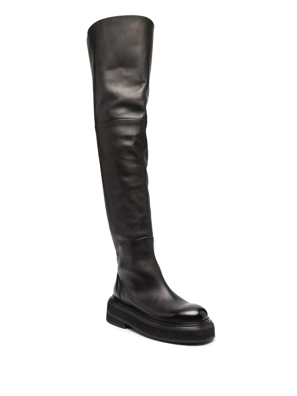 over-the-knee leather boots - 2