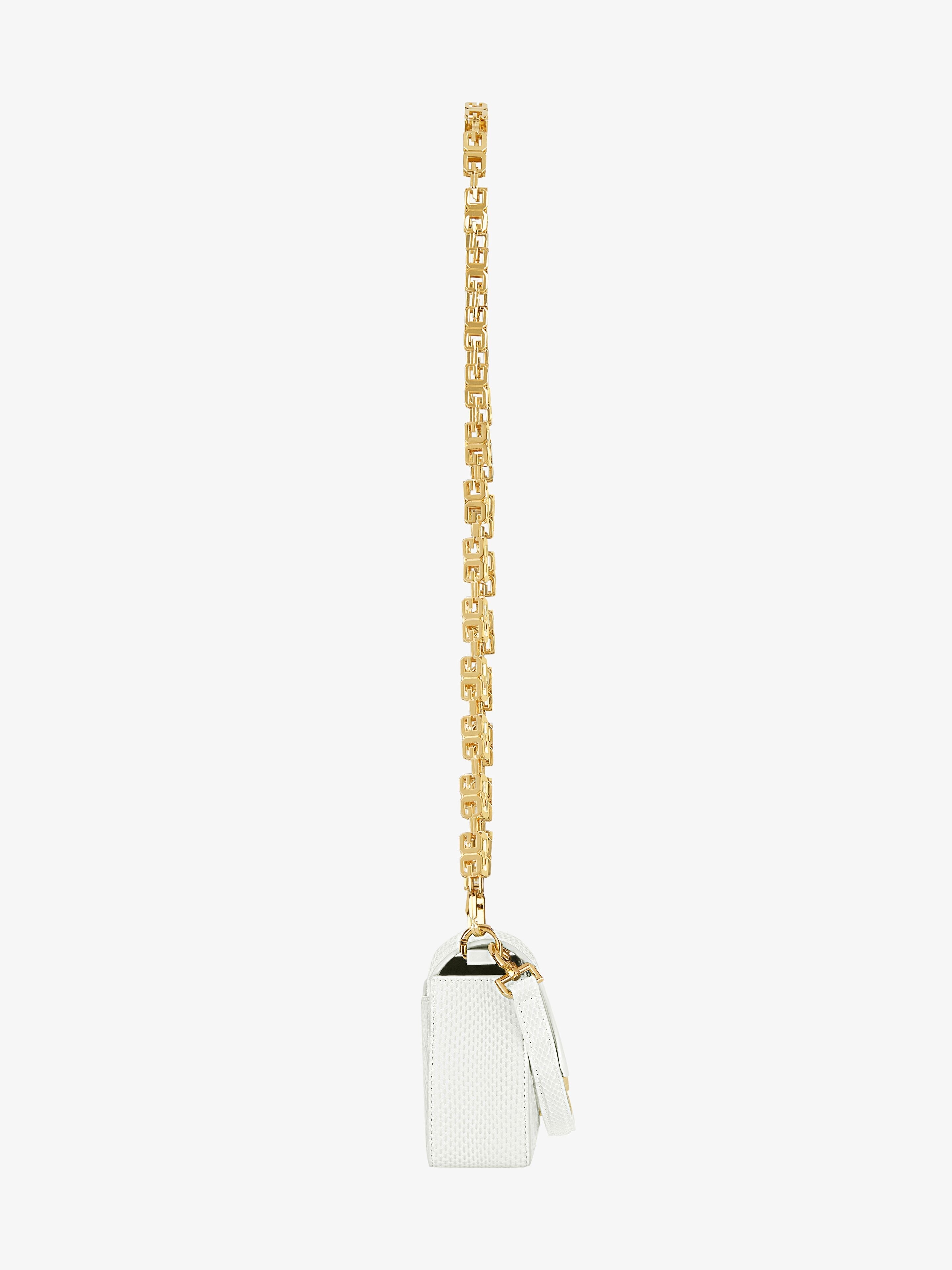 SMALL 4G BAG IN PYTHON WITH CHAIN - 4