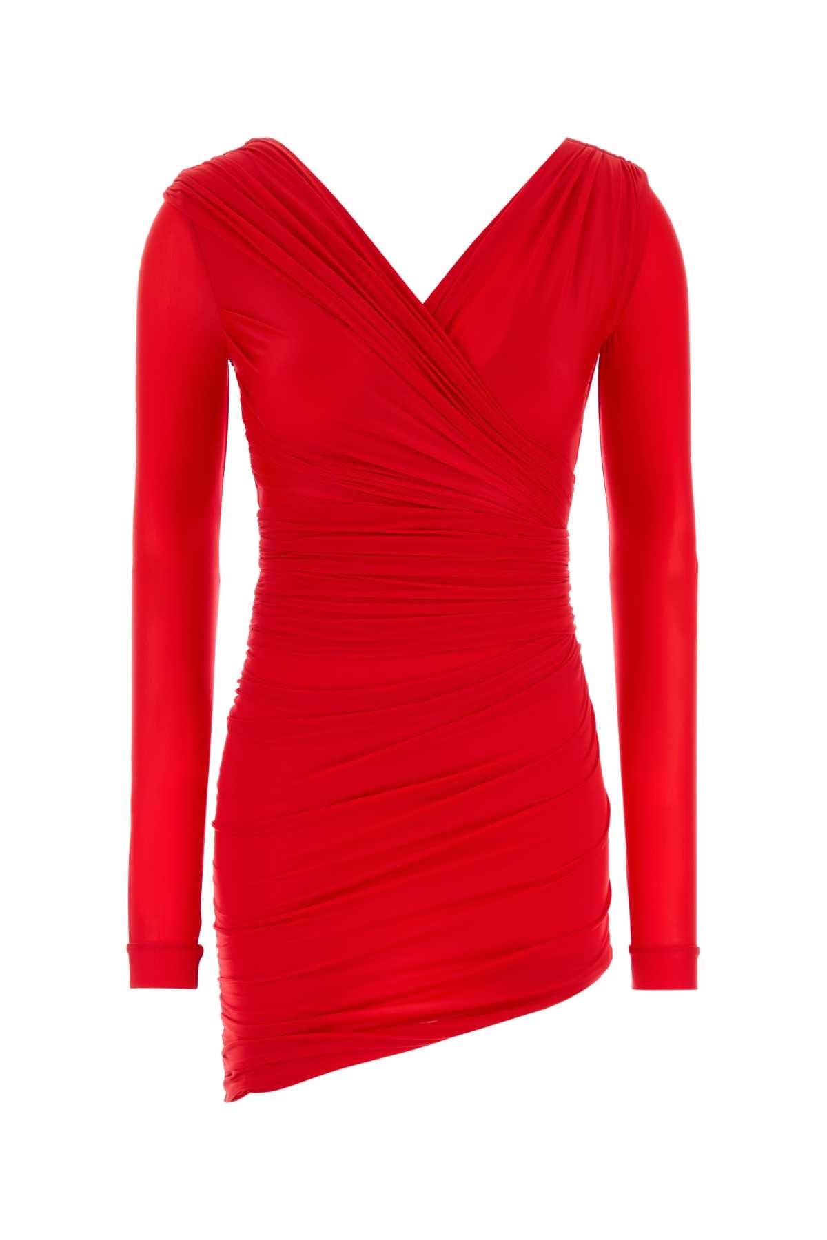 ワンピース Balenciaga Red Stretch Jersey Mini Dress Balenciaga Red Stretch Jersey Mini Dress – LOZURI®