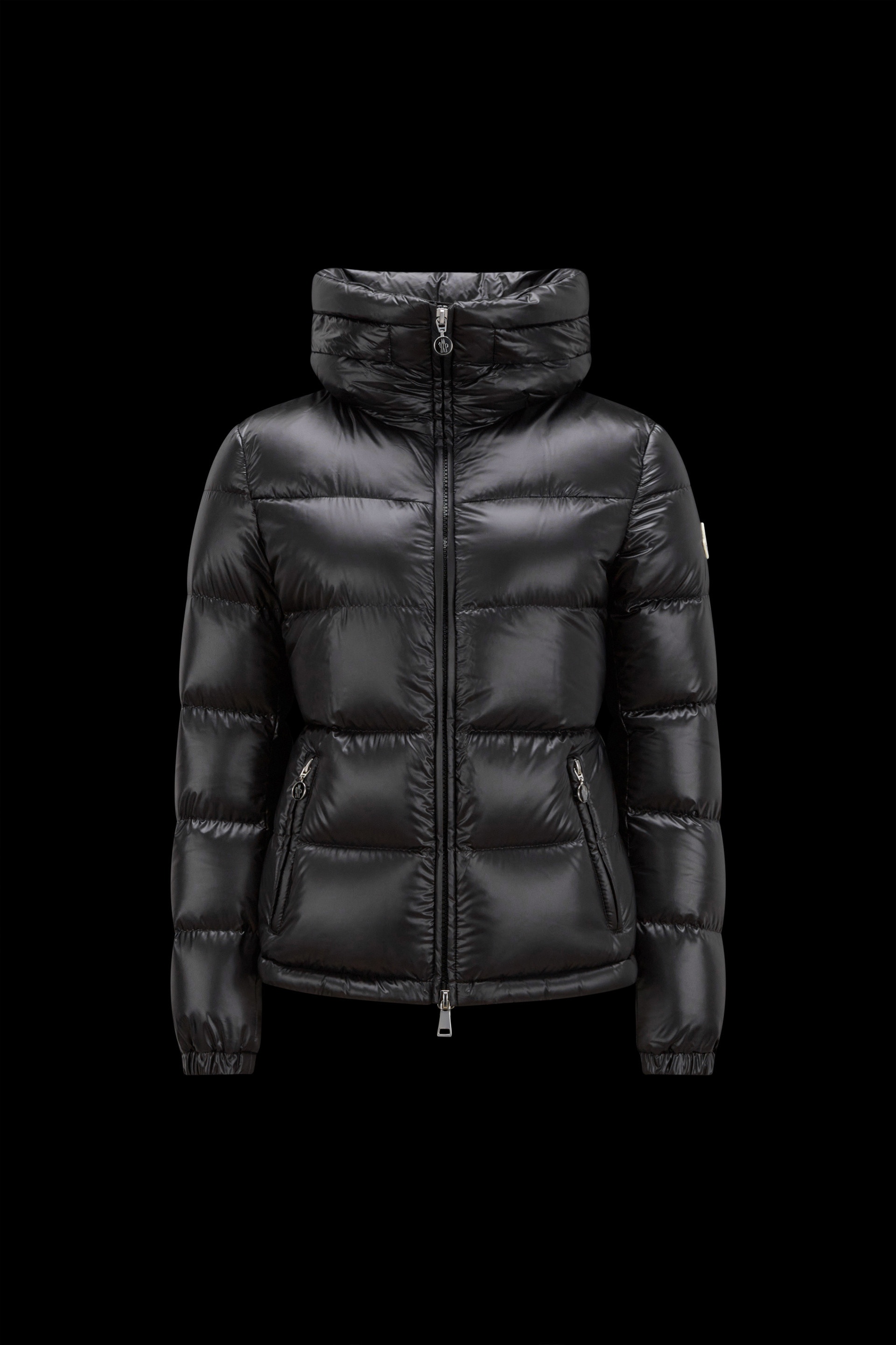 Moncler Coua Short Down Jacket in Gray