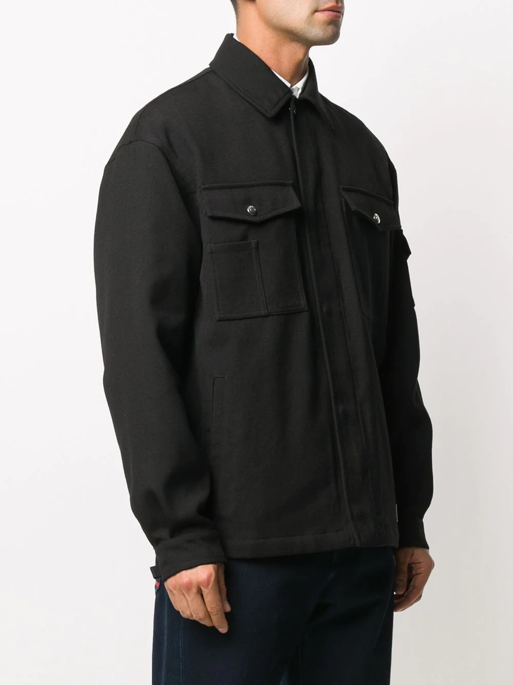 VLTN TAG utility shirt jacket - 3