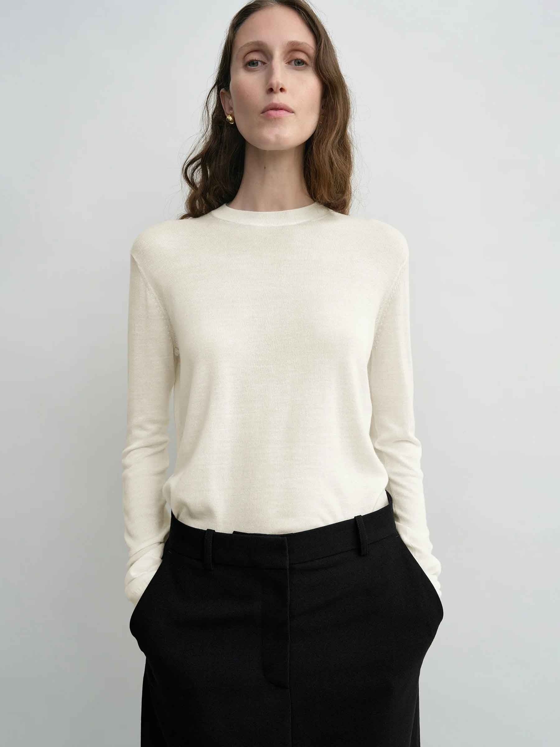 FINE KNIT SWEATER - 4