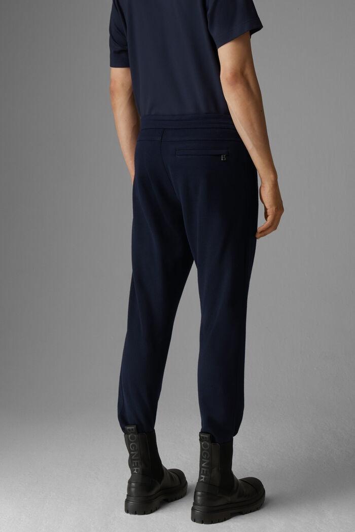 Riley Knitted jogging pants in Navy blue - 3