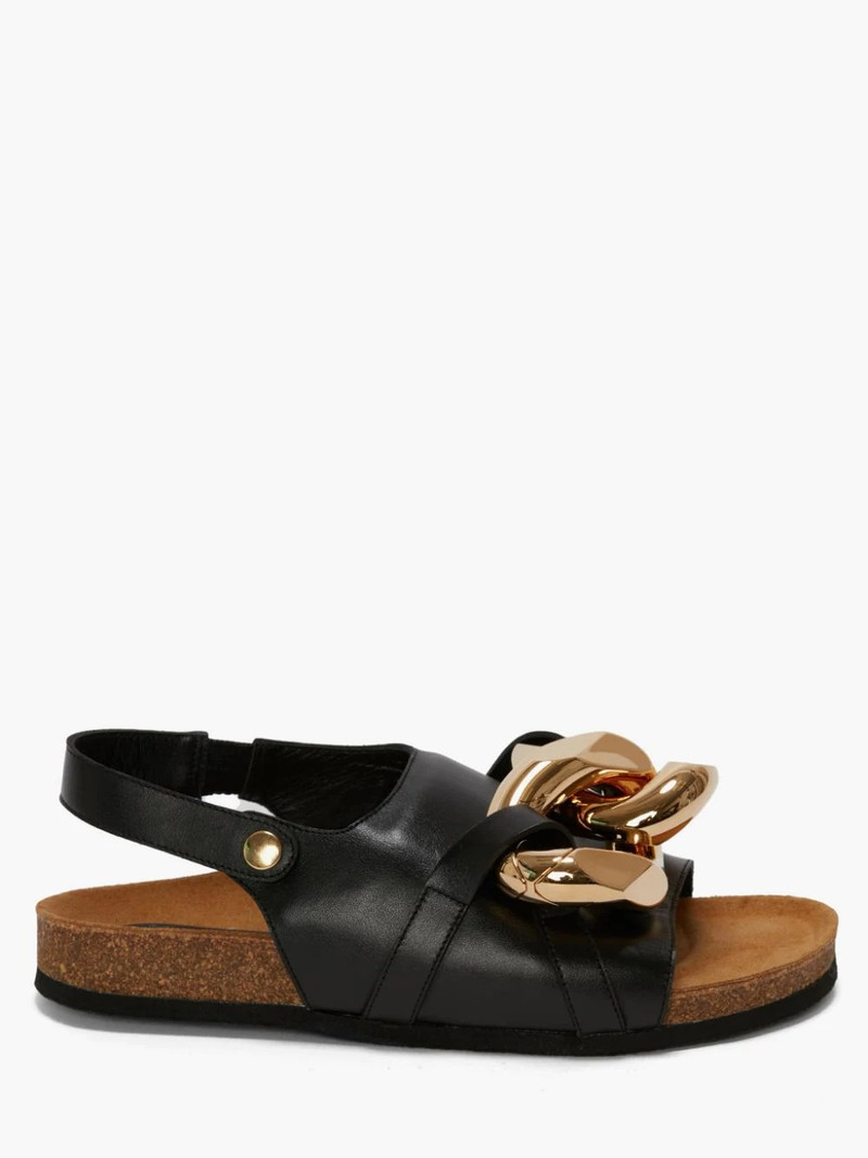 WOMEN'S CHAIN FLAT SANDAL - 1