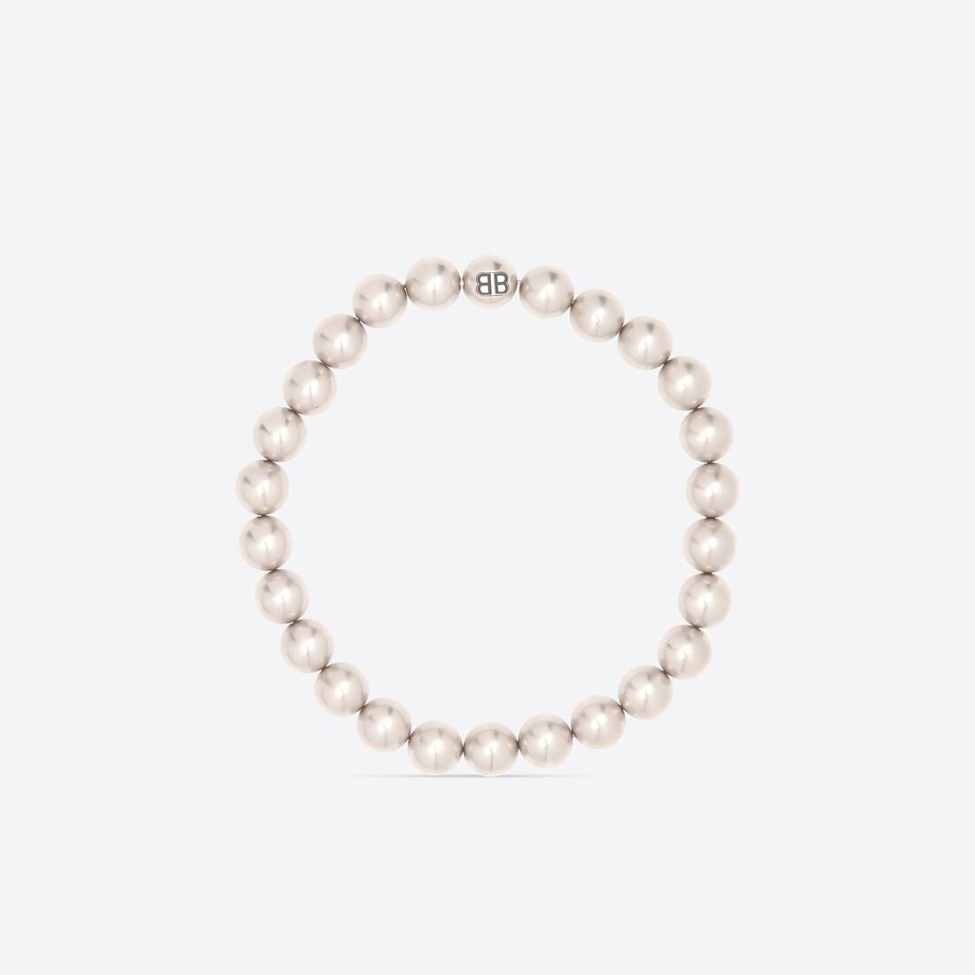 Women's Pearl Necklace in Silver - 1