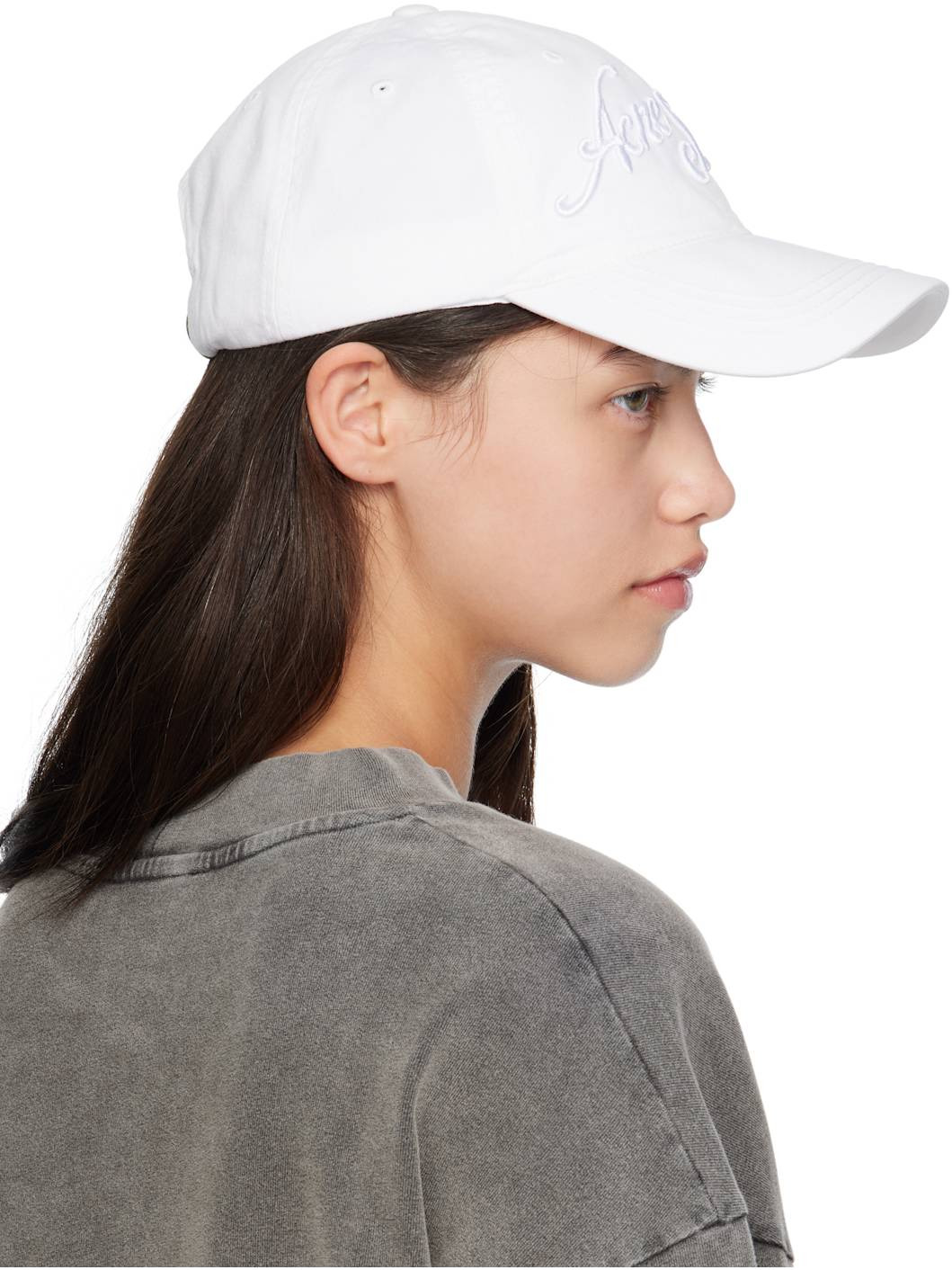 White Logo Cap - 3