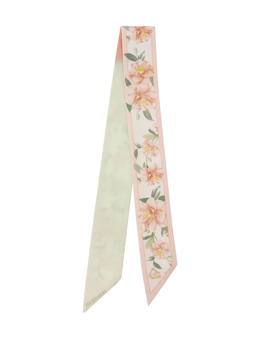PRINTED SILK RIBBON SCARF - 2