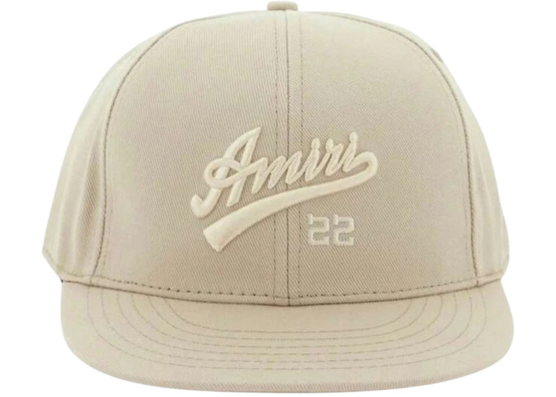 AMIRI 22 Fitted Hat Beige 1