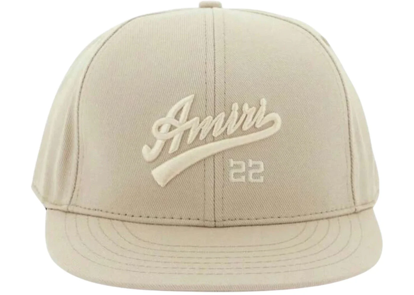 AMIRI 22 Fitted Hat Beige - 1