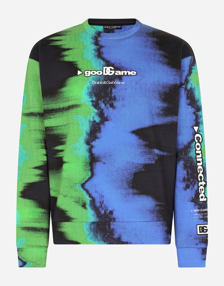 Multi-colored jersey sweatshirt with GooDGame print - 1