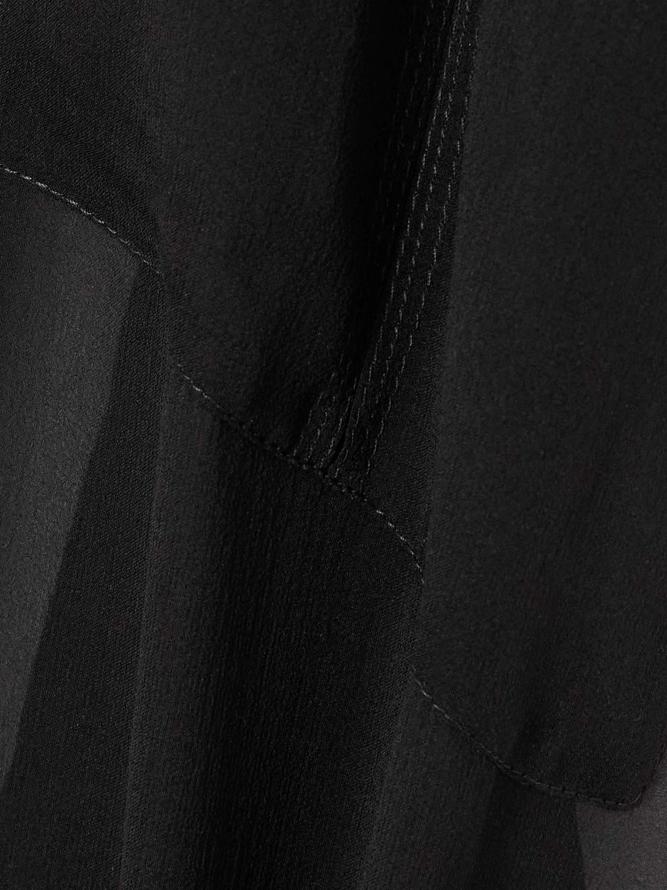 Silk-chiffon shirt - 5