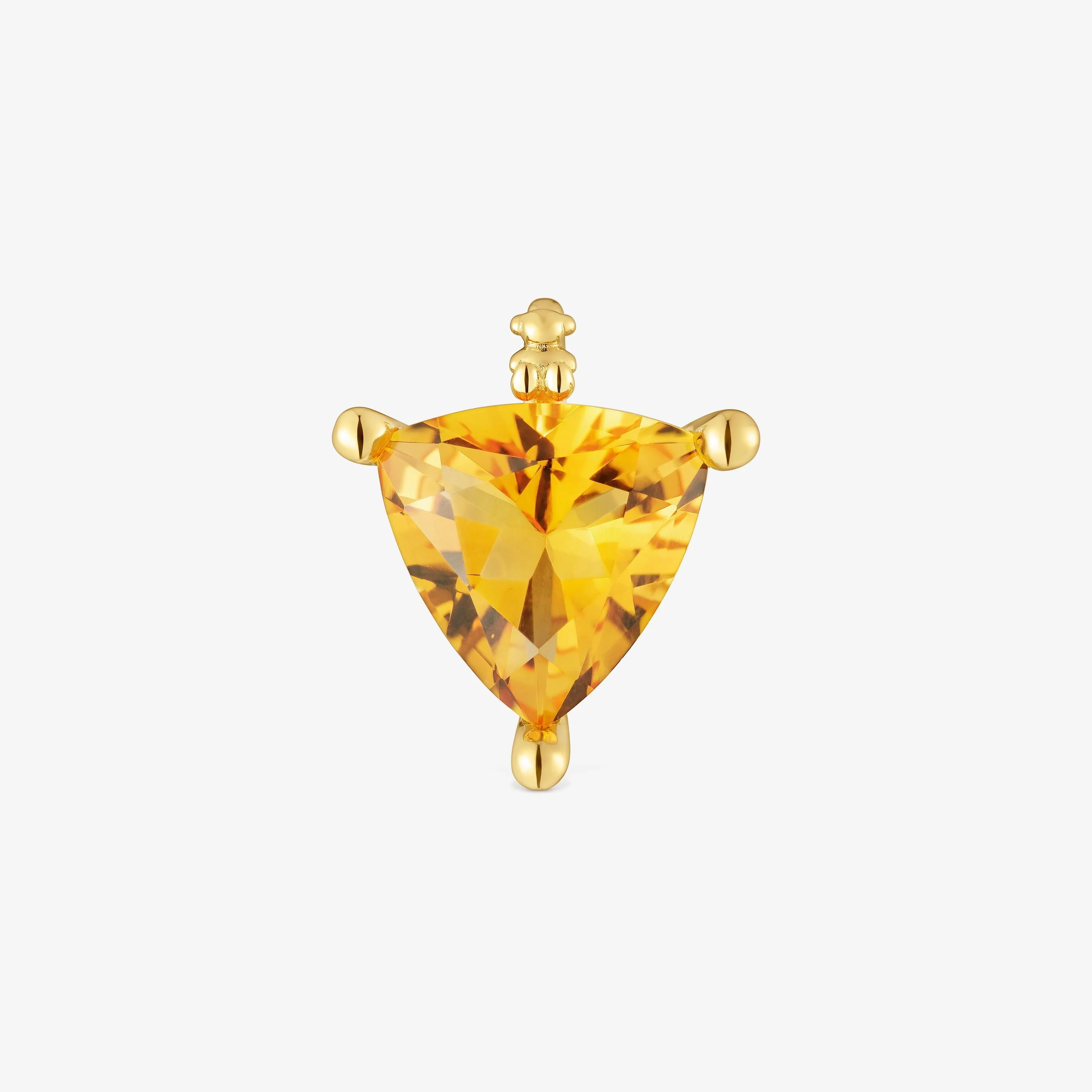 Small pendant in 18K gold vermeil and lab-grown citrine TOUS Color LGG - 1