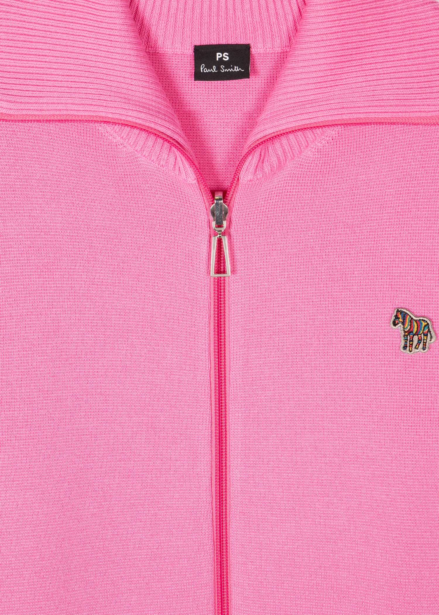 Zebra Zip Up Cardigan - 4