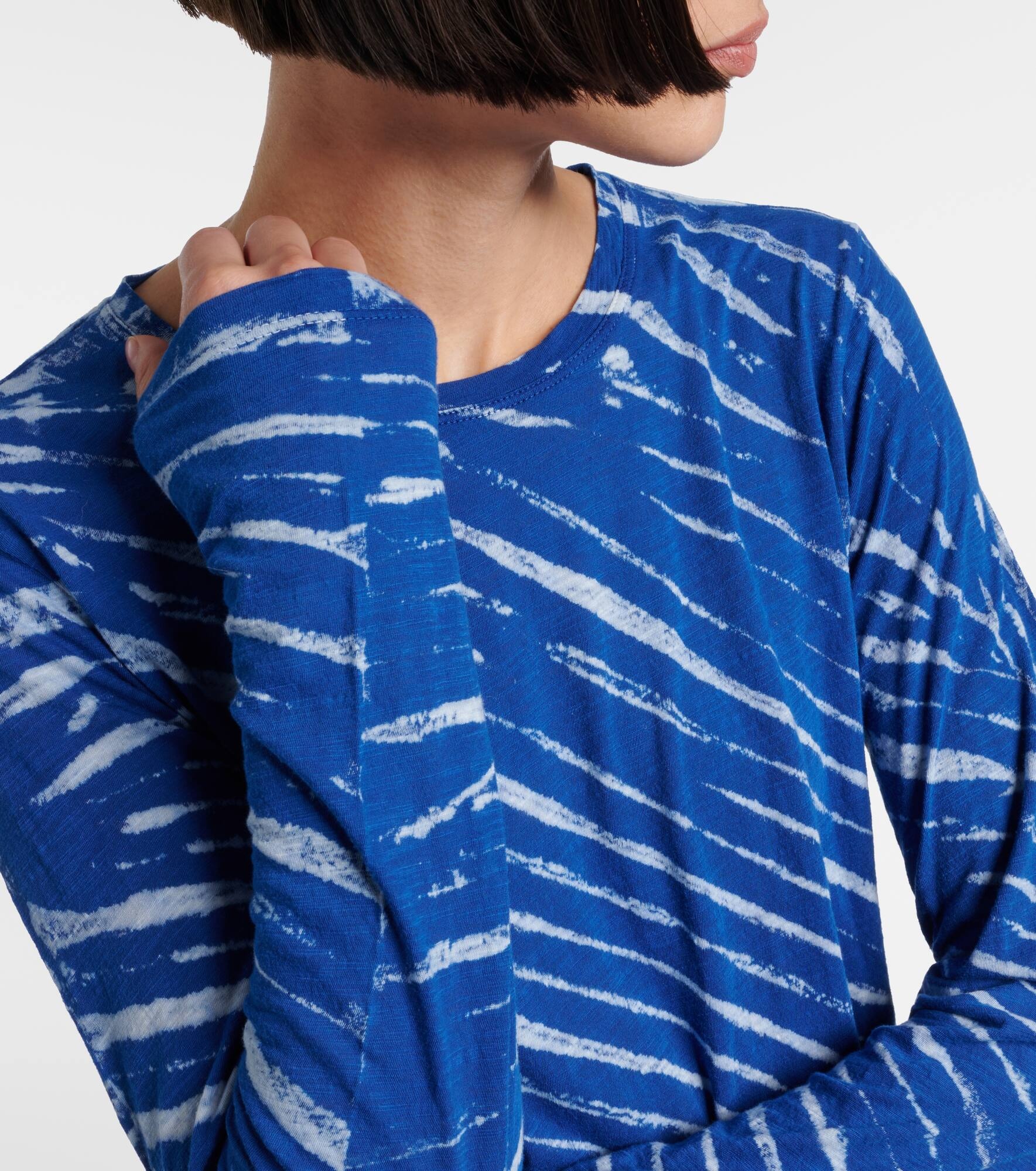 Mia tie-dye cotton jersey top - 5