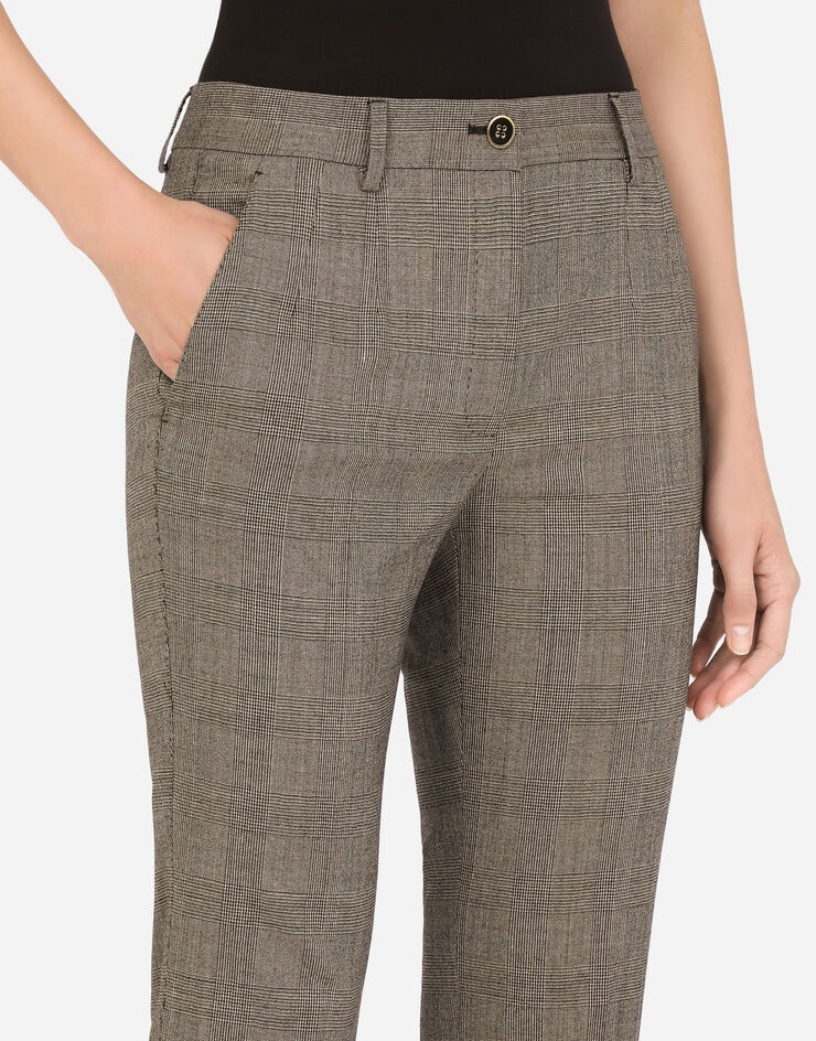 Glen plaid pants - 4