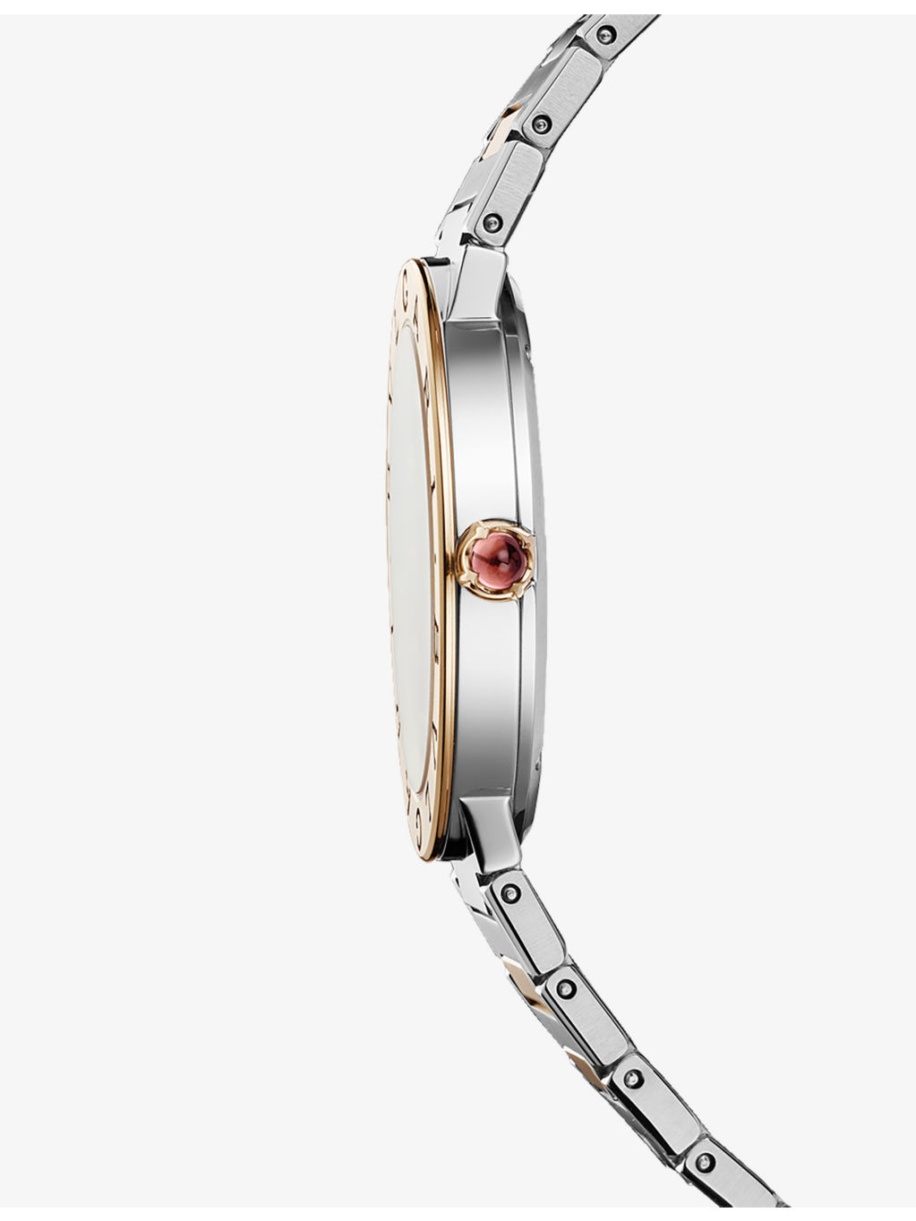 103067 BVLGARI BVLGARI stainless-steel, 18ct rose-gold and diamond quartz watch - 4