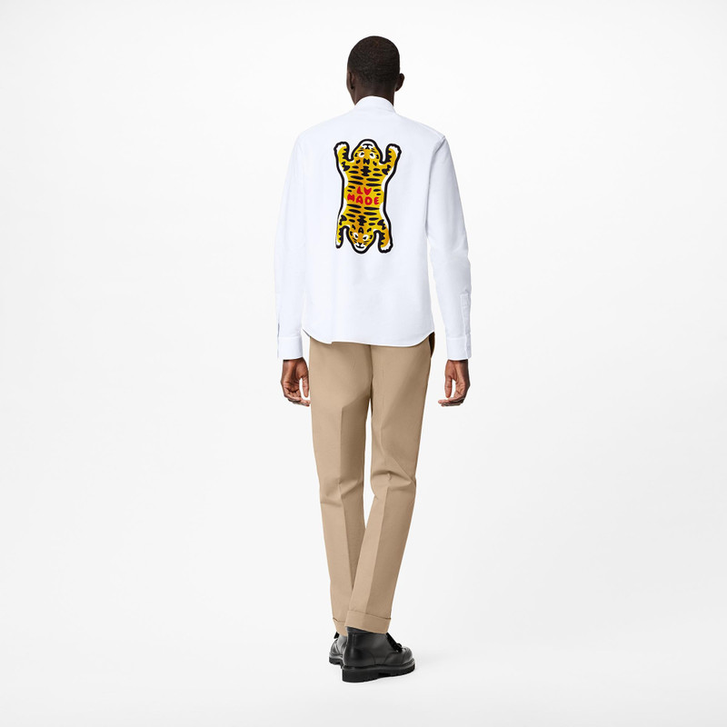 Printed Tigers Mandarin Collar Shirt 5