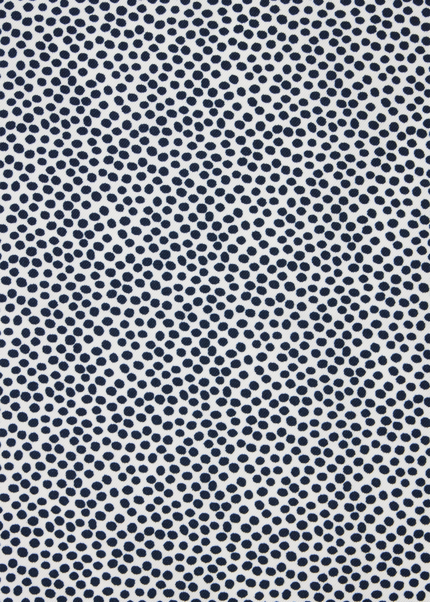 White Polka Dot and 'Signature Stripe' Trim Pocket Square - 3
