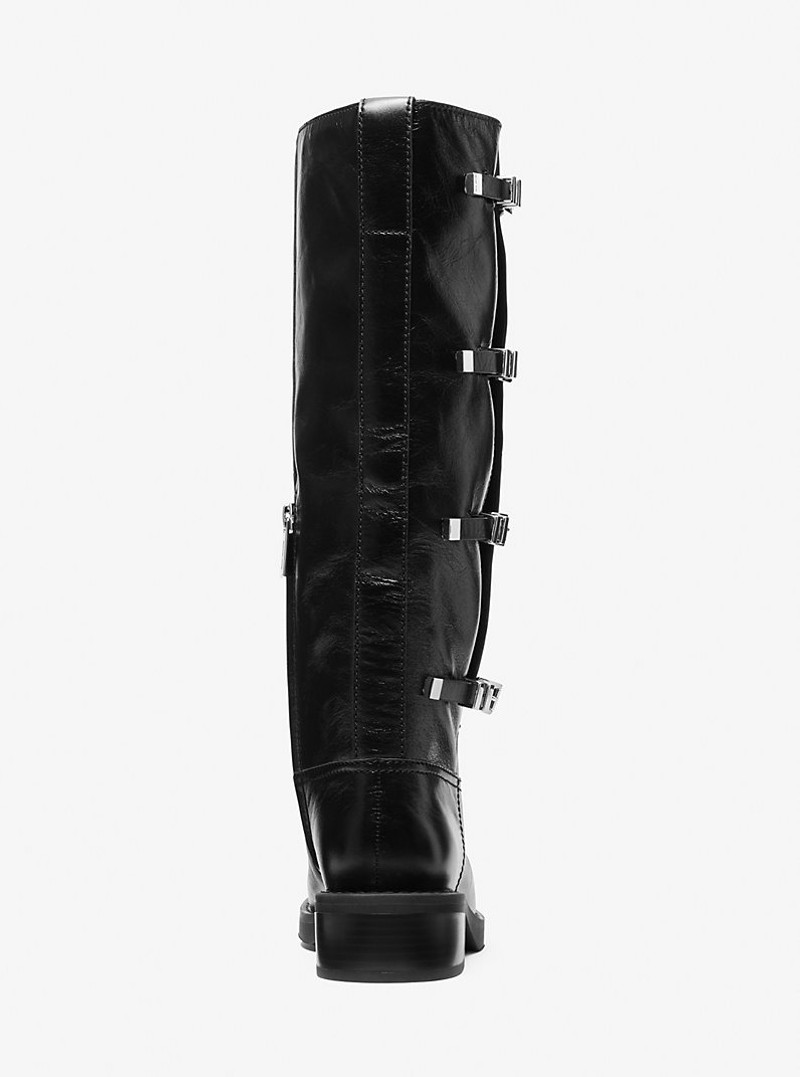 Darrington Crackled Leather Boot 4