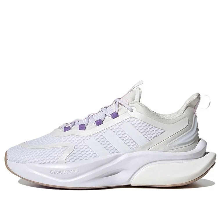 (WMNS) 아디다스 Alphabounce+ 'White College Purple' HP6150 - 1