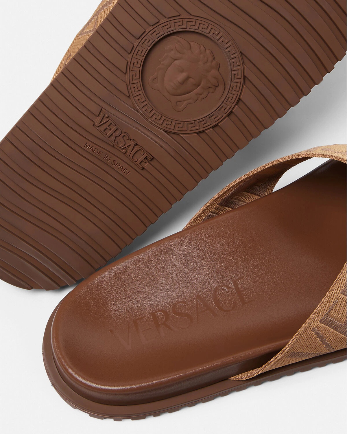Versace Allover Sandals - 4