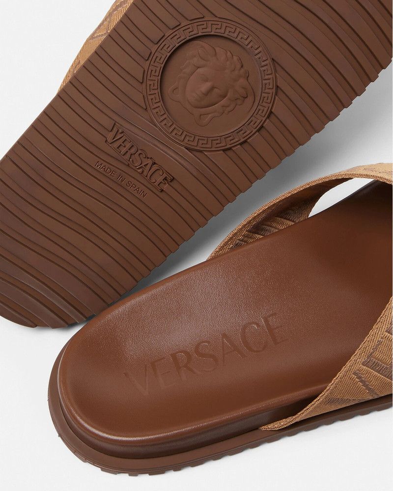 Versace Allover Sandals 4