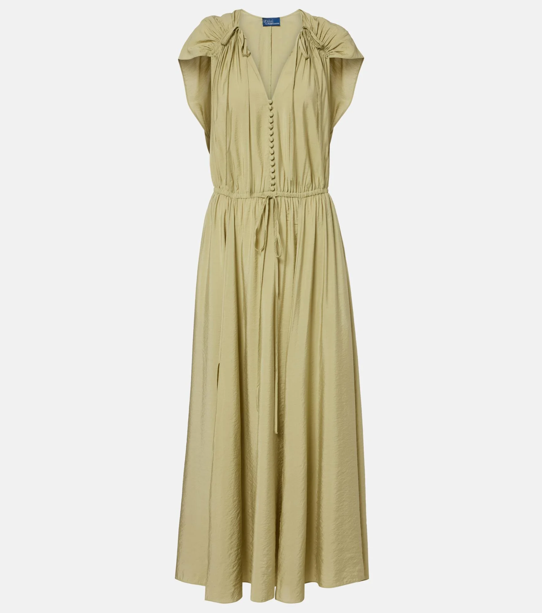 Pleated midi dress - 1