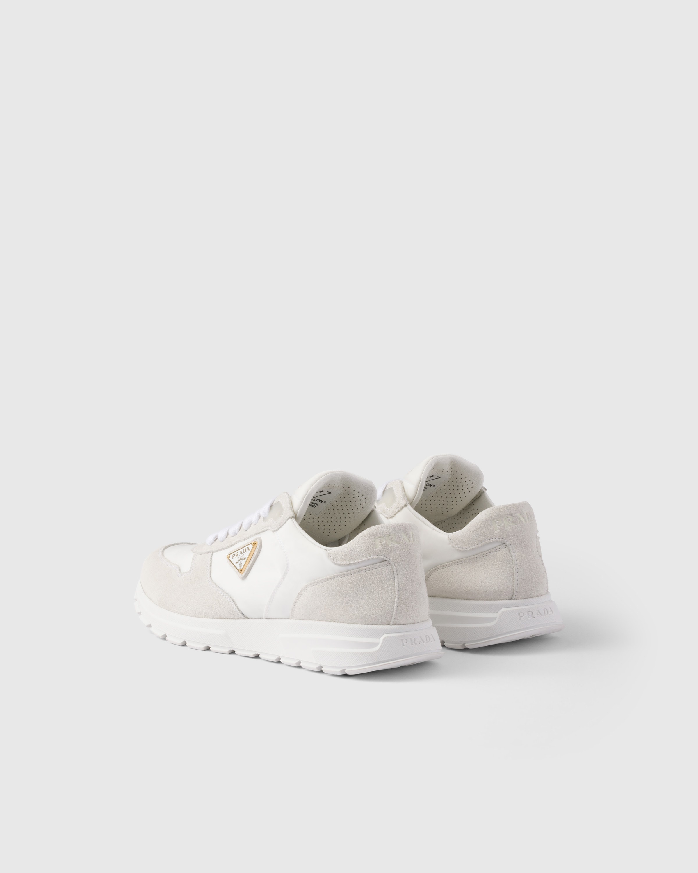 Prax 2.0 Re-Nylon and suede sneakers - 4