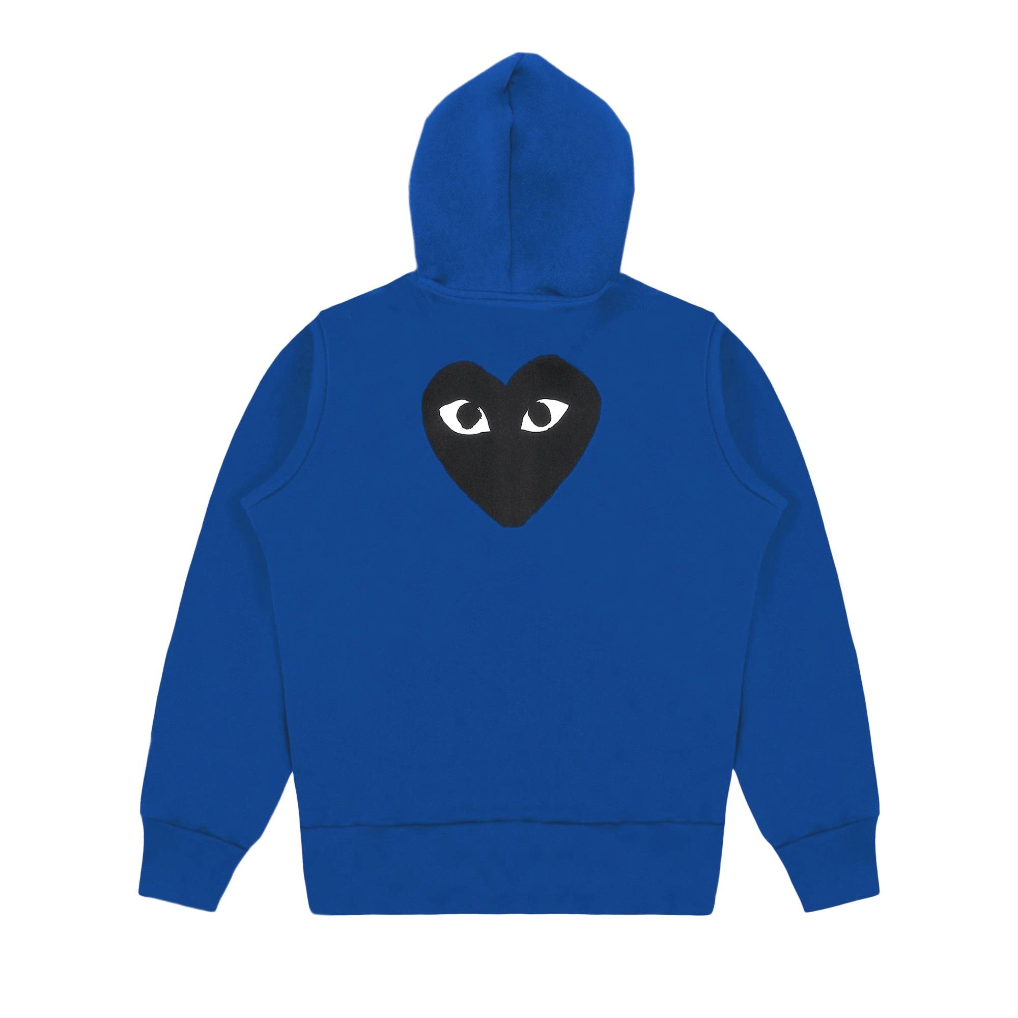 Comme des Garçons PLAY Zip Up Hoodie 'Blue' - 2