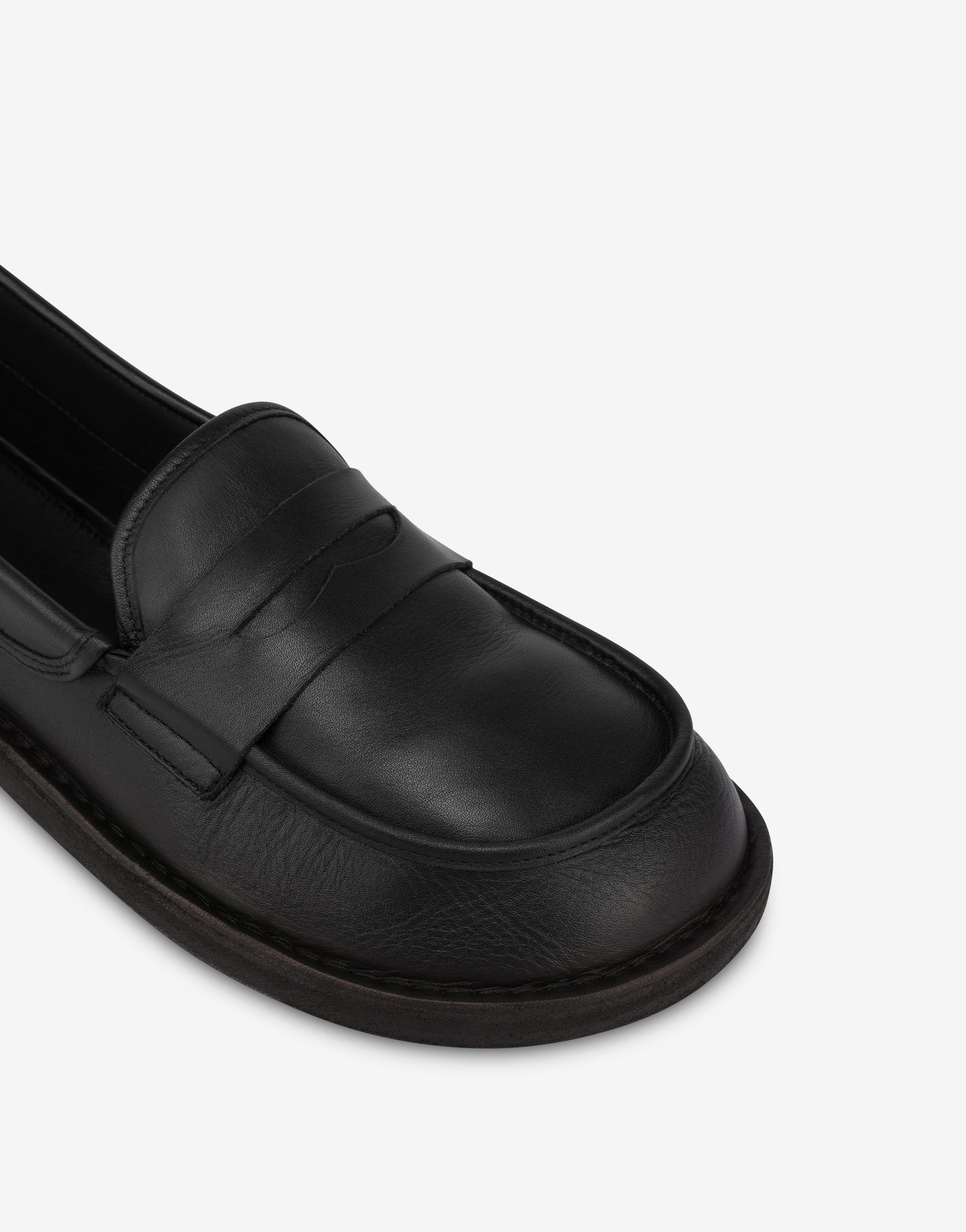 LOAFERS IN CALF LEATHER DESERT COLLEGE - 3