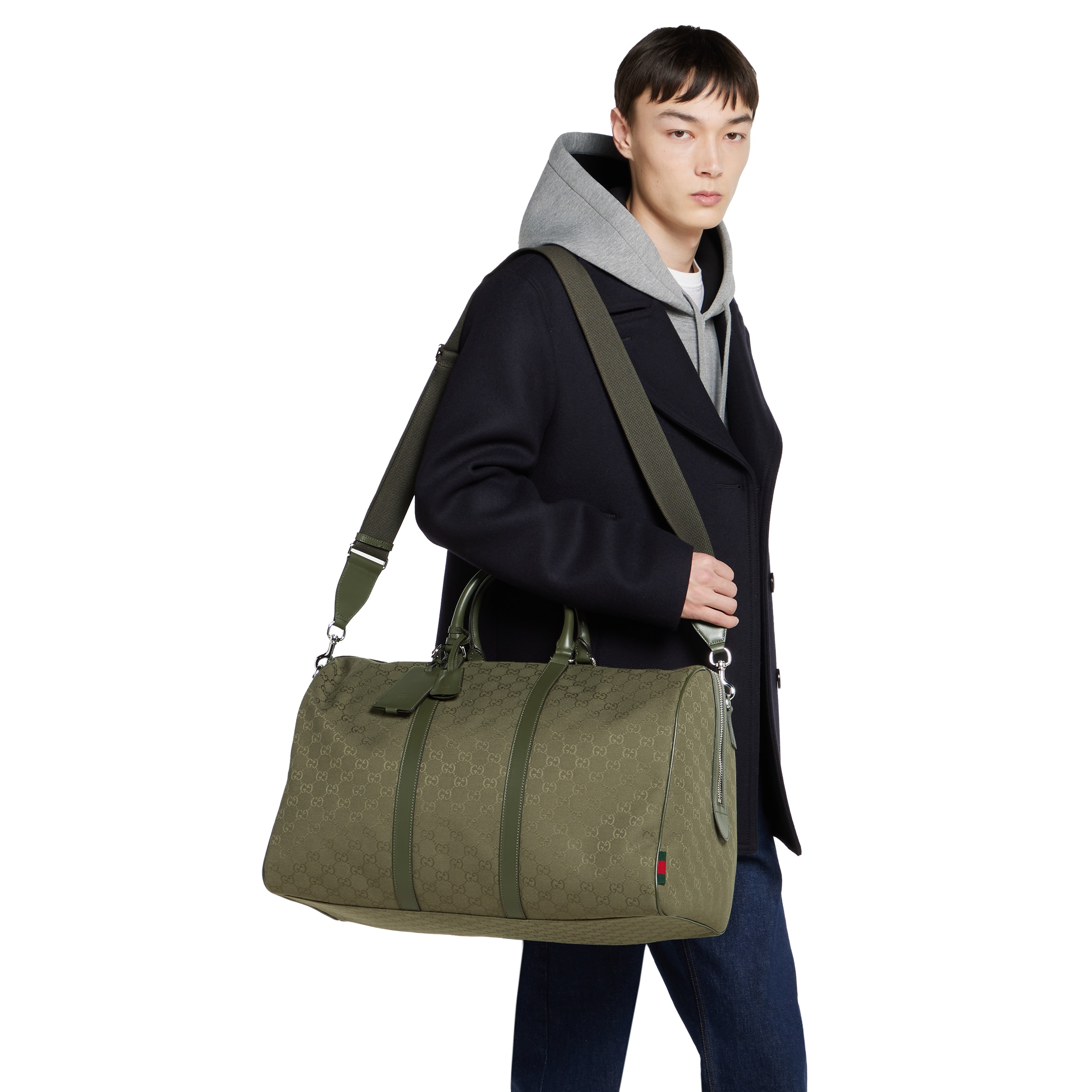GG canvas large duffle bag - 4