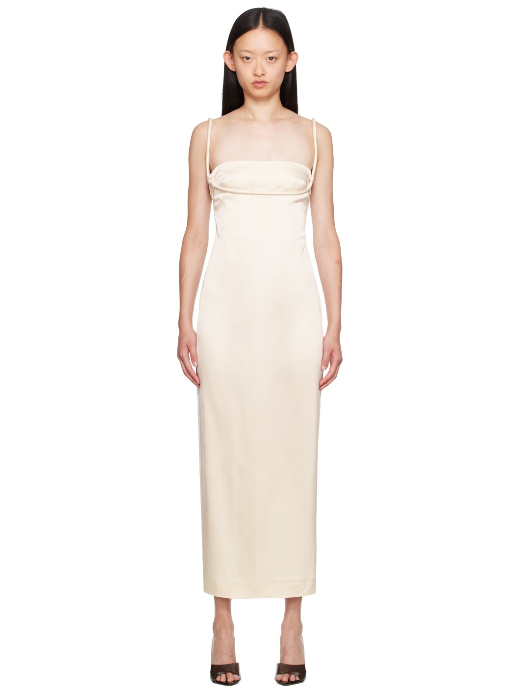 SSENSE Exclusive Off-White Talia Maxi Dress - 1