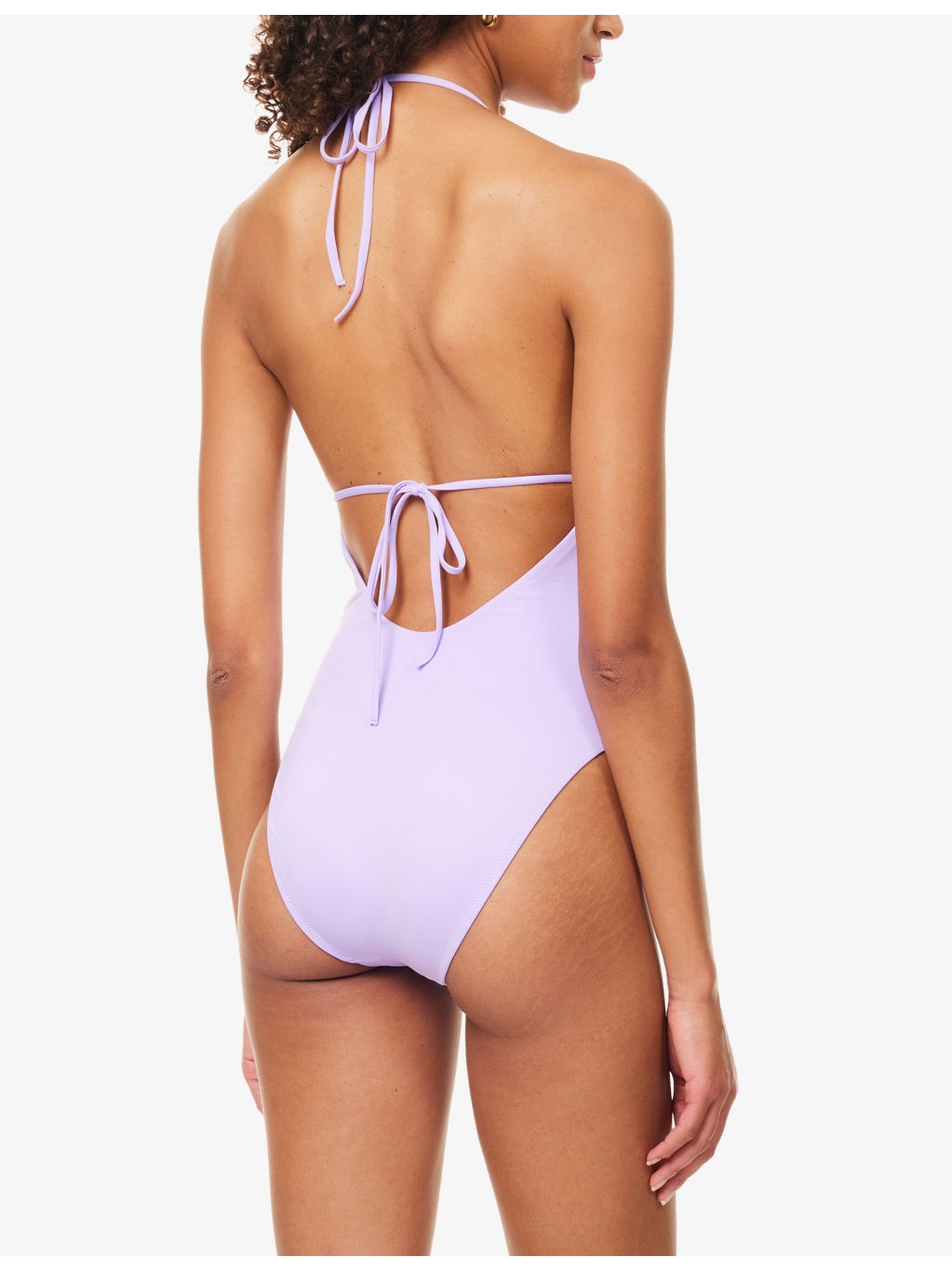 Casablanca Plunge-Neck Swimsuit - 3