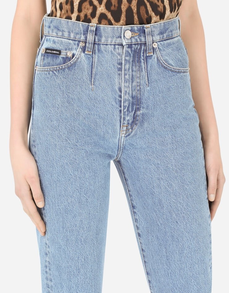 Light blue denim jeans - 4