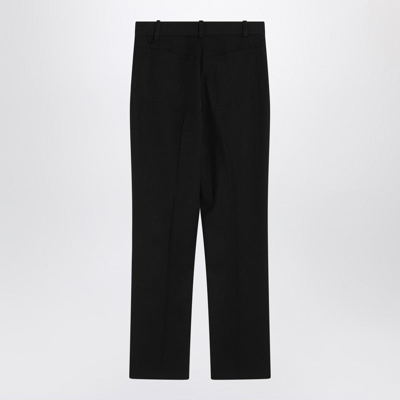 Jacquemus Black Trousers In Cotton Blend Women - 2