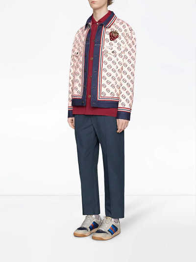 GUCCI printed  twill jacket outlook