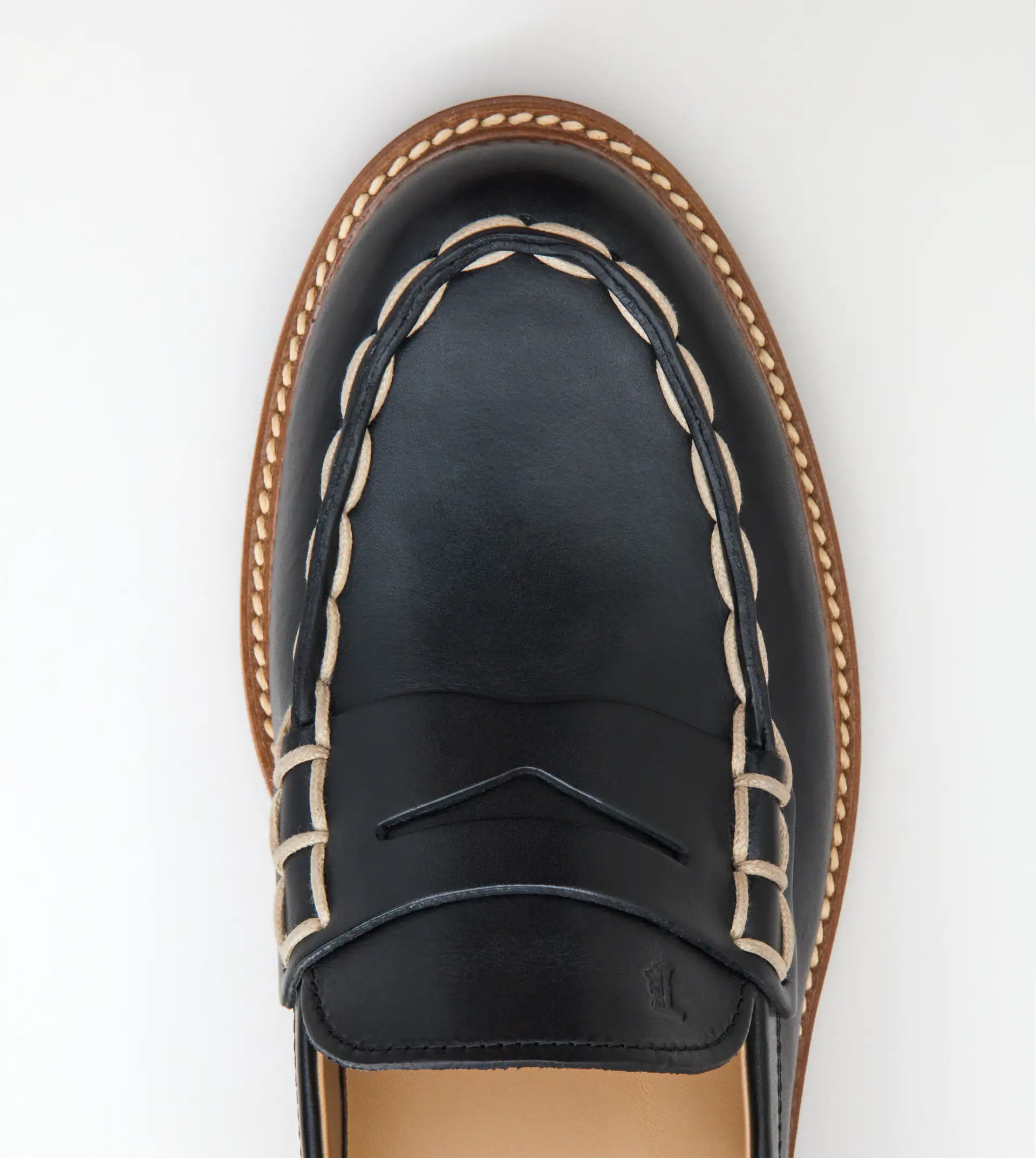 LOAFERS IN LEATHER - BLACK - 5