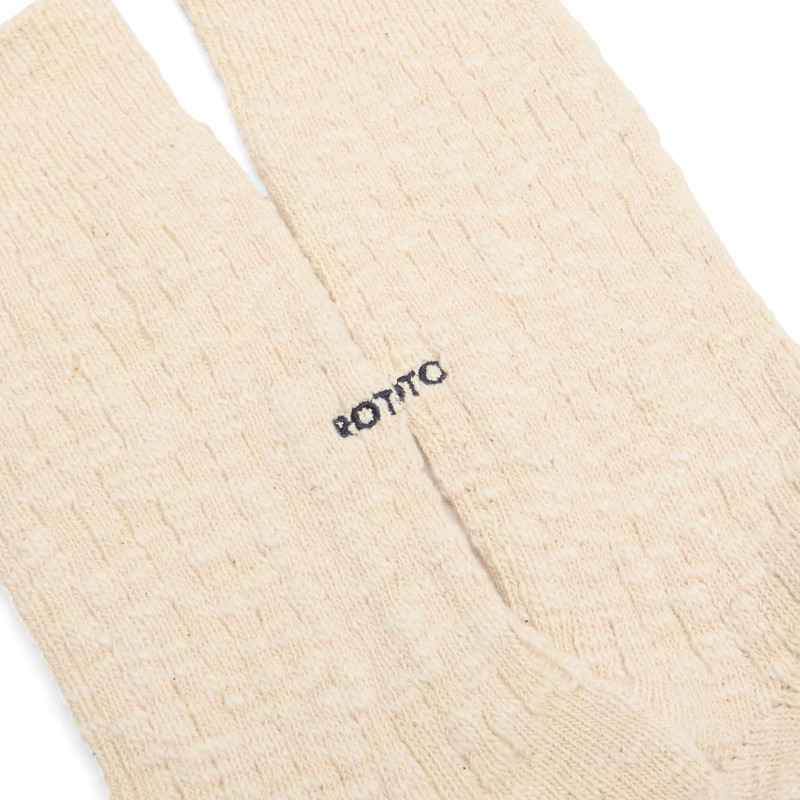 ROTOTO® RoToTo Organic Cotton Slub Crew Sock outlook