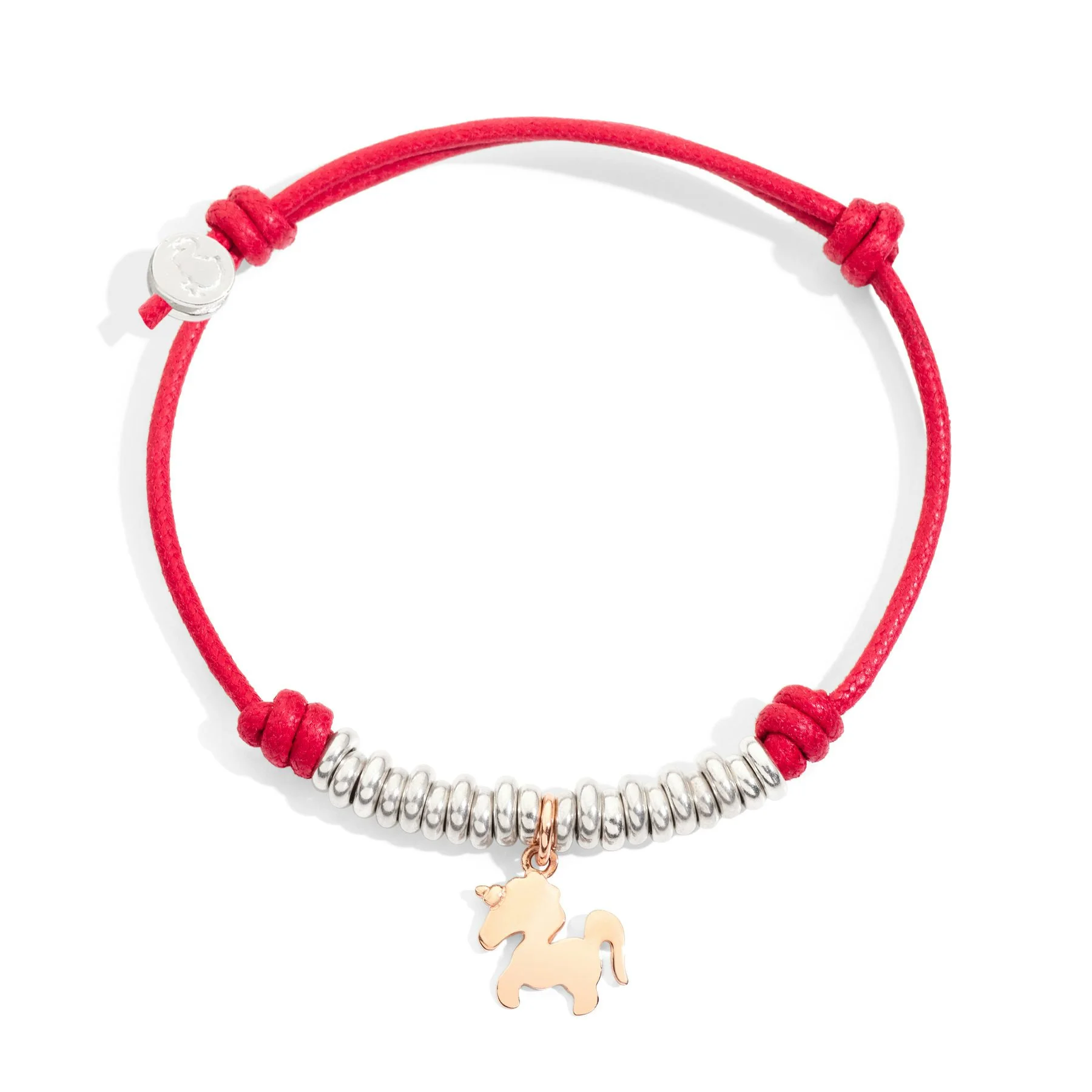 SILVER RONDELLE COMPONENTS - 1