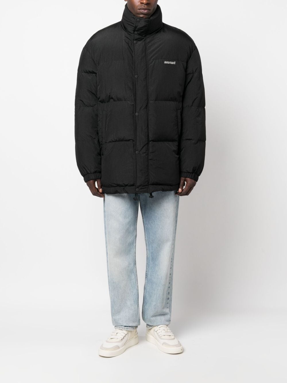 padded high-neck jacket - 2