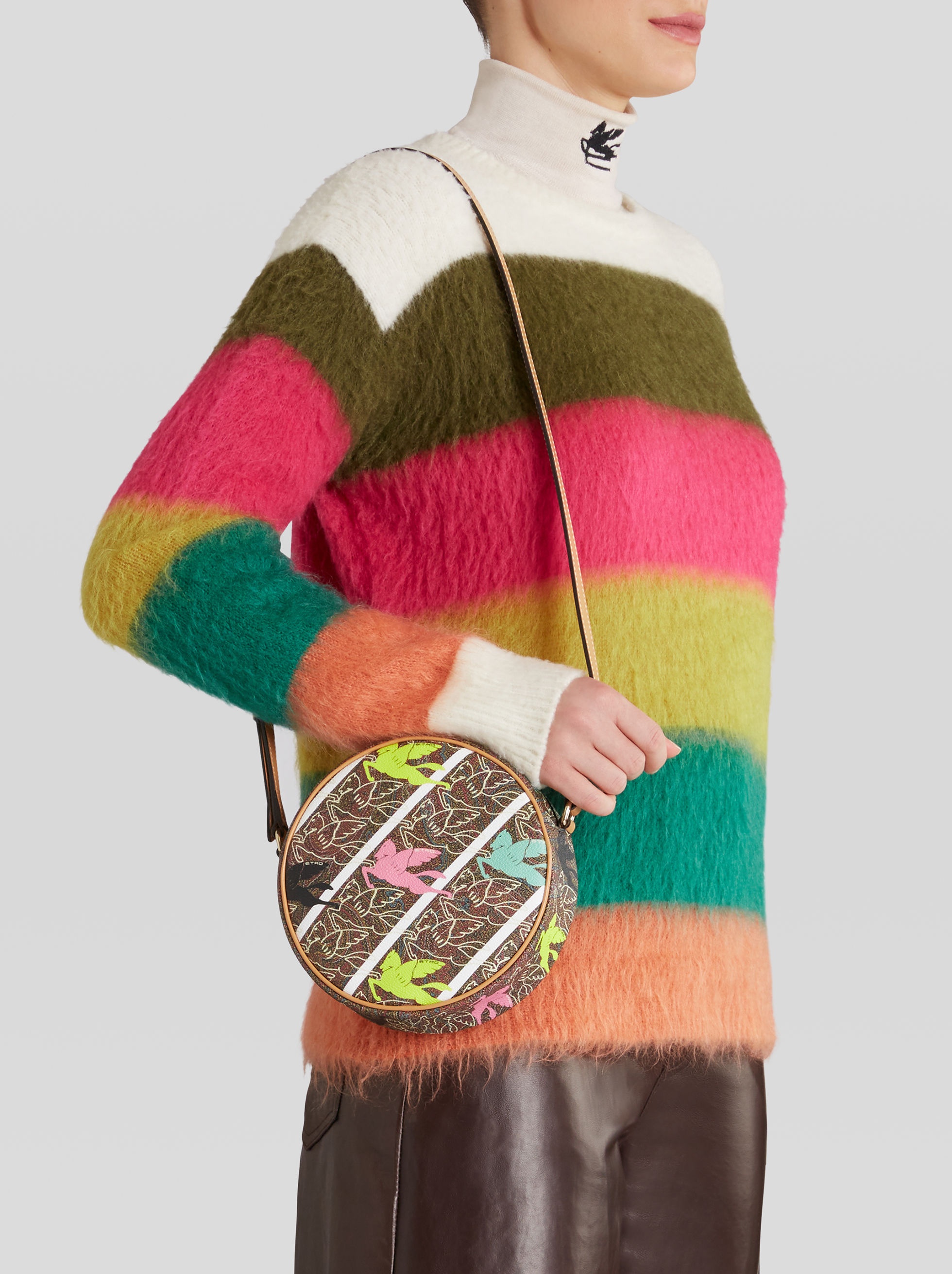 PAISLEY CROSSBODY BAG WITH PEGASO - 2