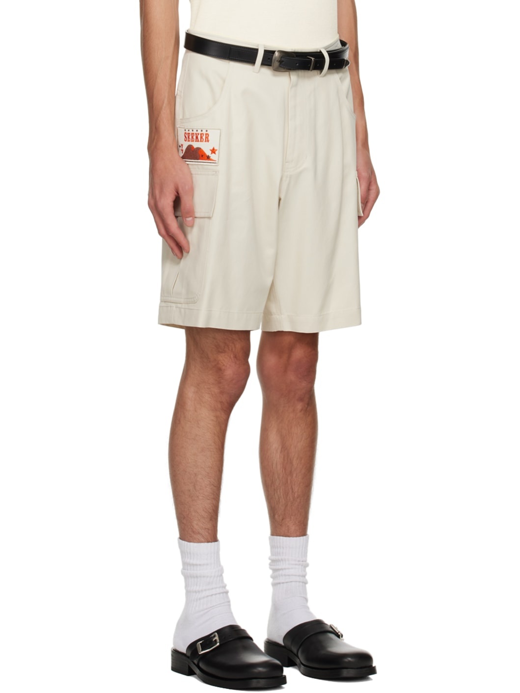SSENSE Exclusive Beige Seeker Shorts - 2