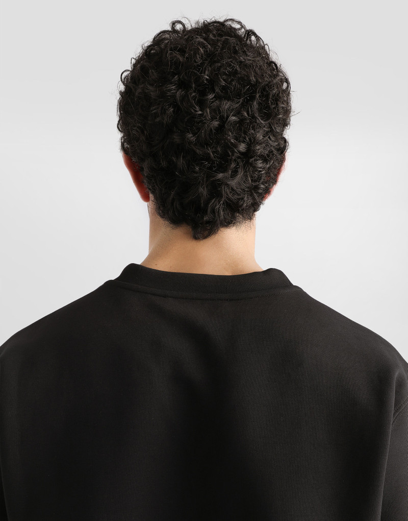 Cotton jersey sweatshirt with embroidery 5