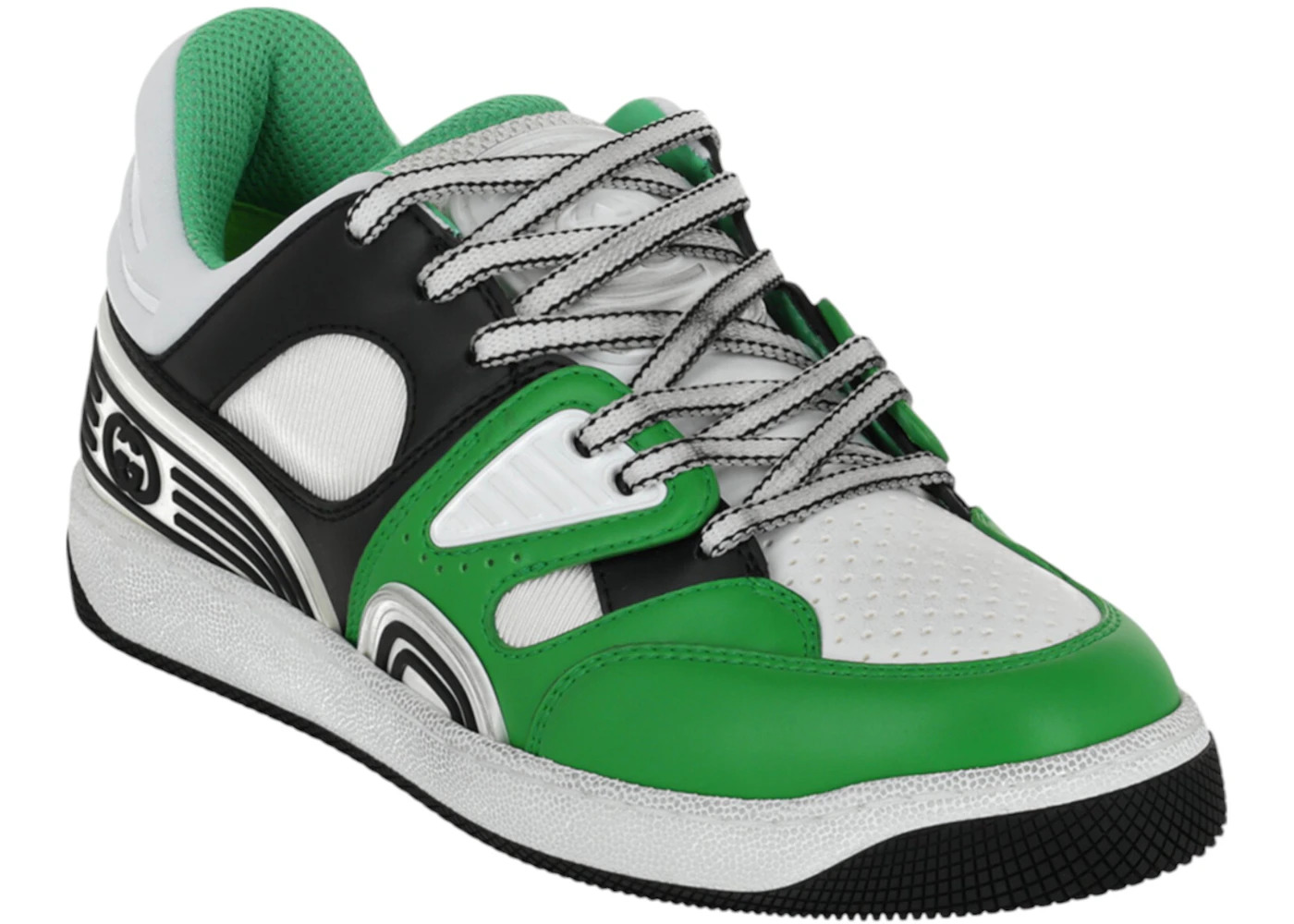 Gucci Basket Leather Low-Top Multi (Women's) - 2