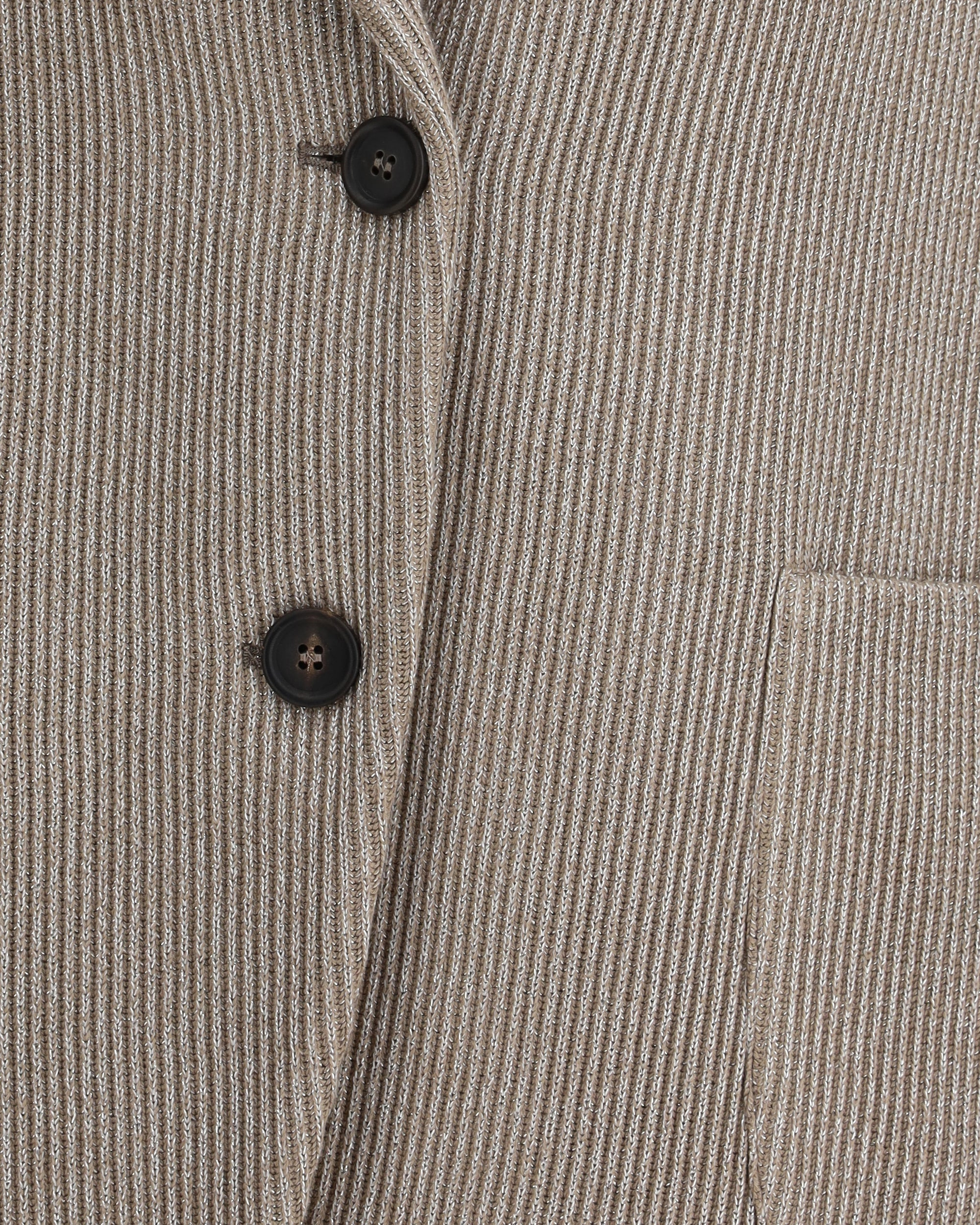 Ribbed deisgn lurex Jacket - 3