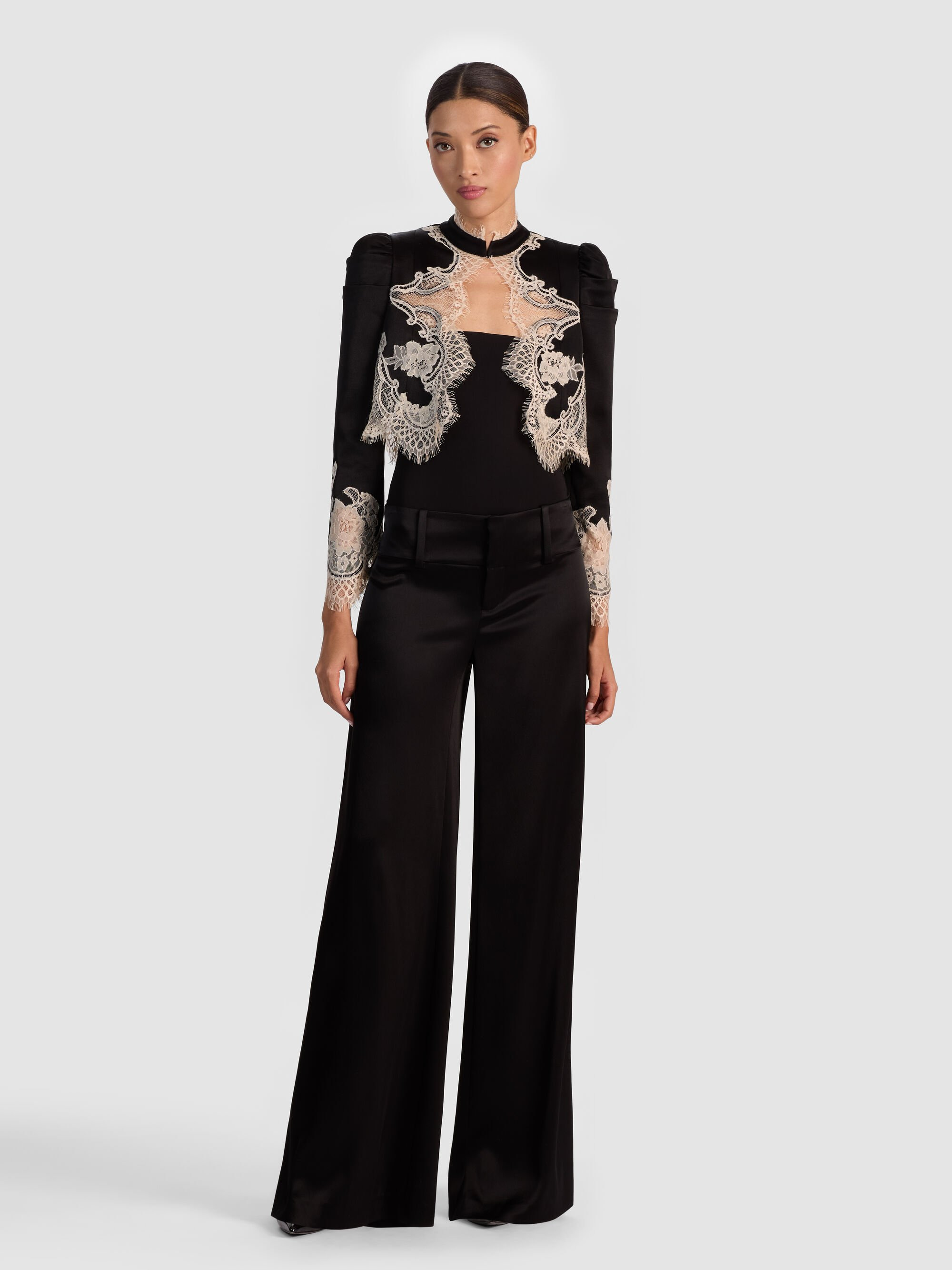 THOMASINA LACE TRIM JACKET - 3