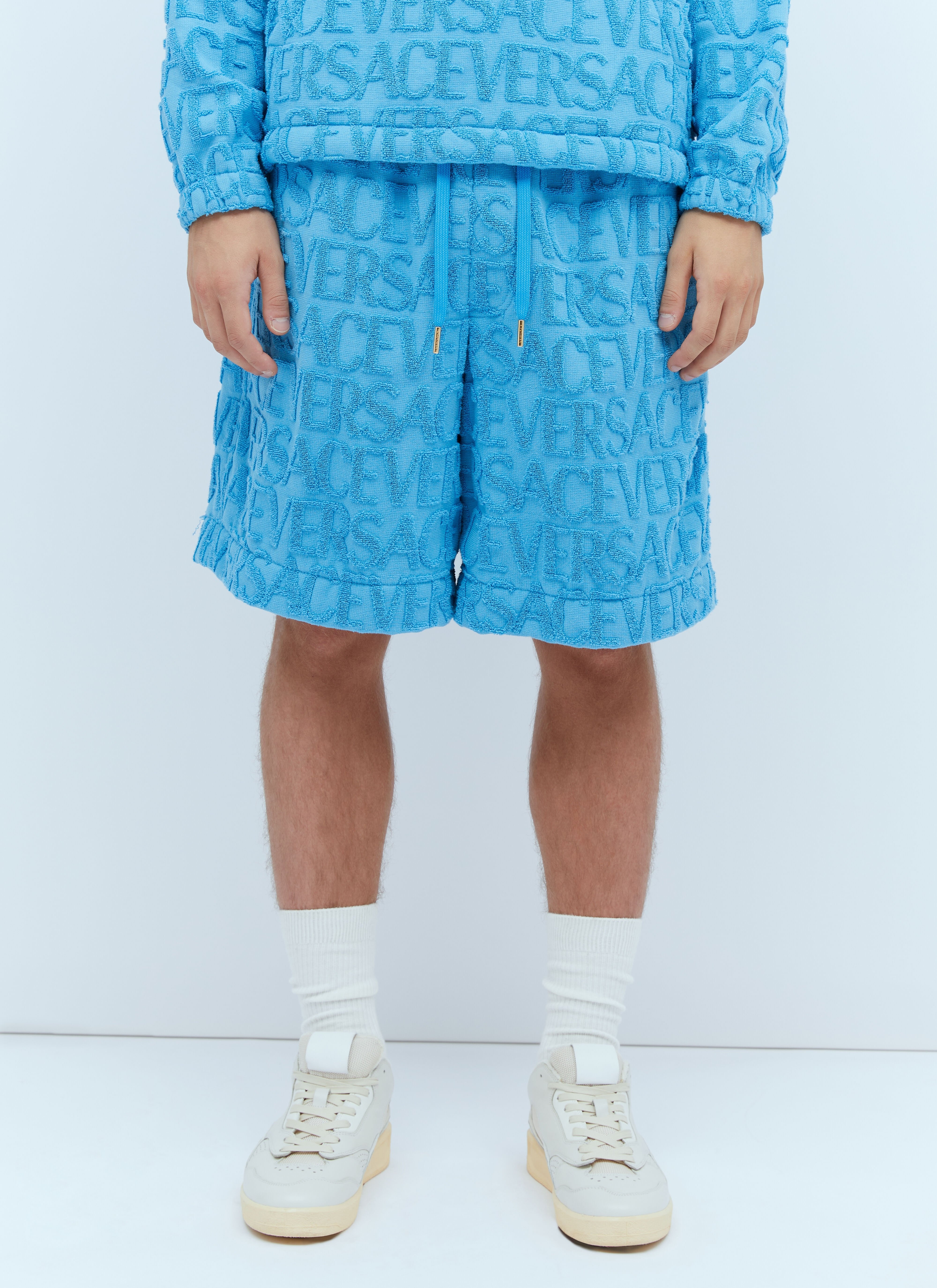 Logo Jacquard Towel Shorts - 2