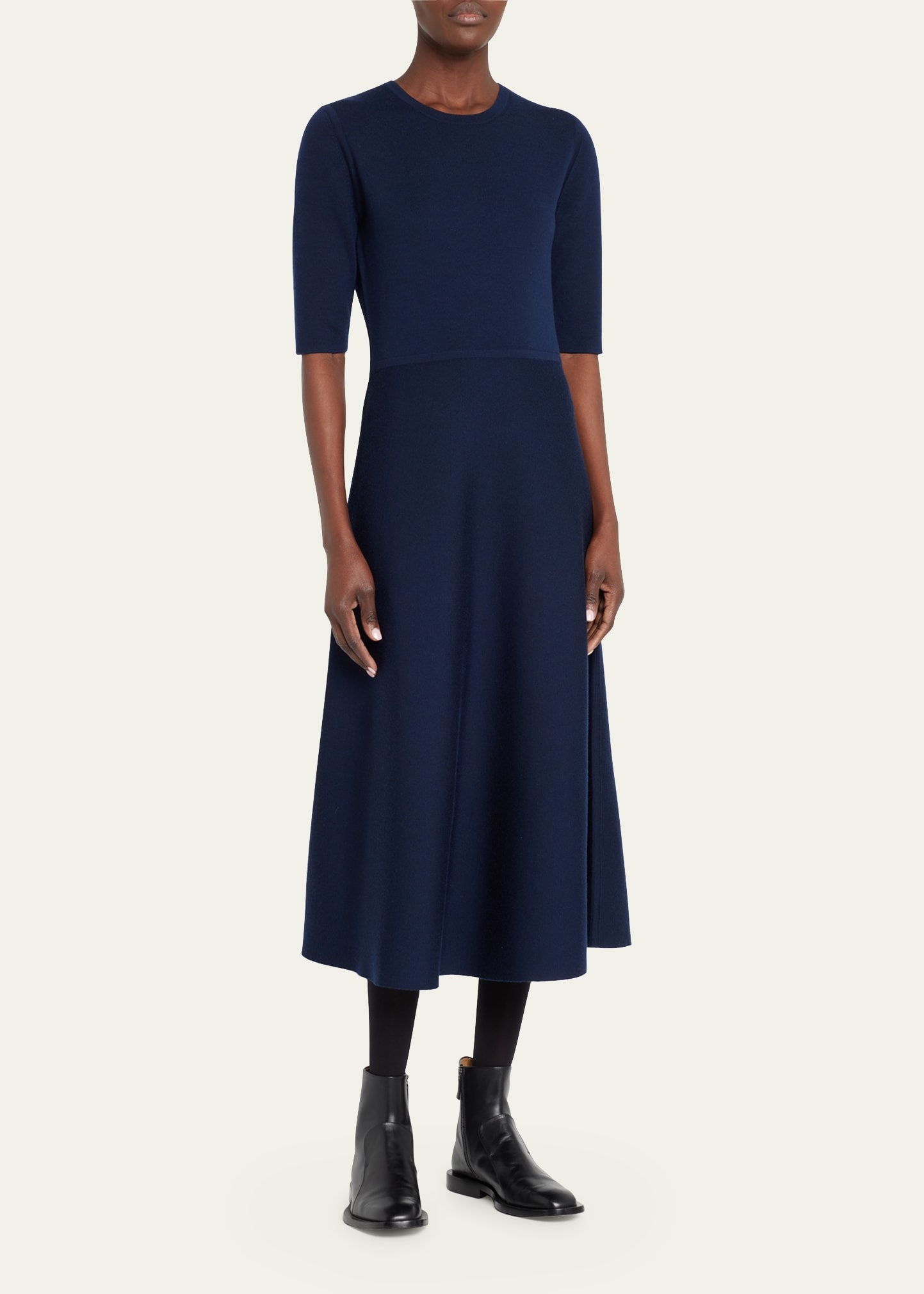 Seymore Cashmere Blend Midi Dress - 4